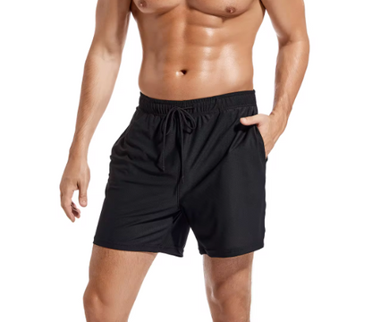 Zeus - Tan through men's swim trunks